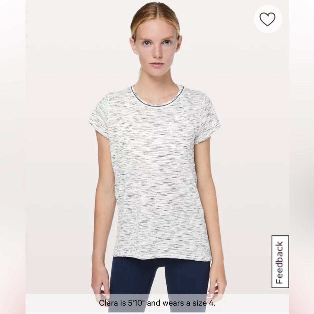 Lululemon another mile short sleeve shirt